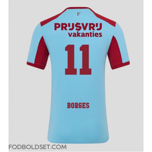 Feyenoord Goncalo Borges #11 Tredjetrøje 2025-26 Kortærmet Feyenoord Goncalo Borges #11 Tredjetrøje 2025-26 Kortærmet